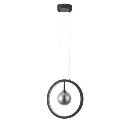 Omaha Lampa wisząca czarna LED+G9 12W 4000K 960lm 339501-30 REALITY